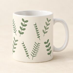 Herb Garden Ceramic Mug, 11 oz