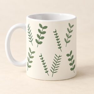 Herb Garden Ceramic Mug, 11 oz – detail