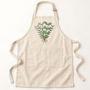 Herb Garden Pocket Apron – Natural
