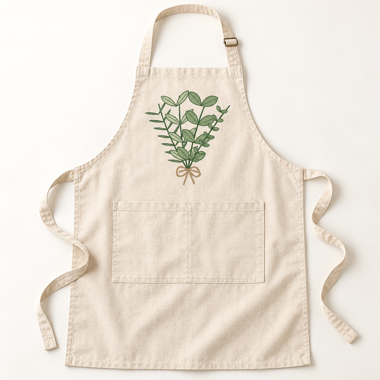 Herb Garden Pocket Apron – Natural