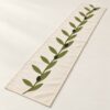 Olive Branch Table Runner – 16" × 72", Cotton Twill