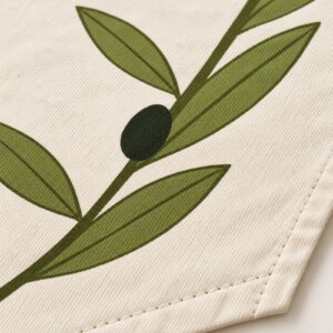 Olive Branch Table Runner – detail