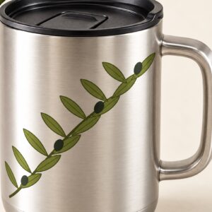 Olive Branch Travel Mug, 14 oz – detail