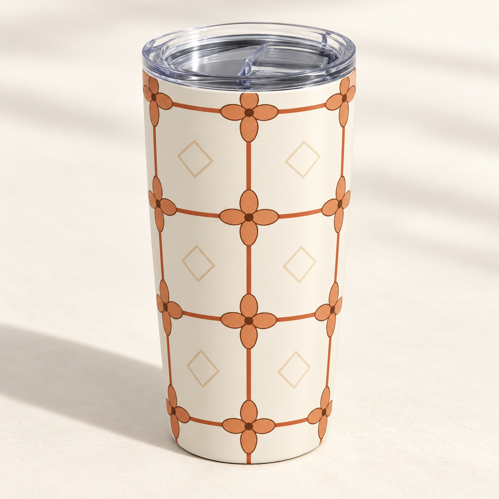 Terracotta Tile Insulated Tumbler, 20 oz