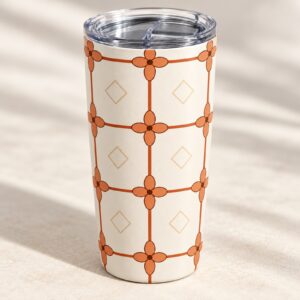 Terracotta Tile Insulated Tumbler, 20 oz – detail