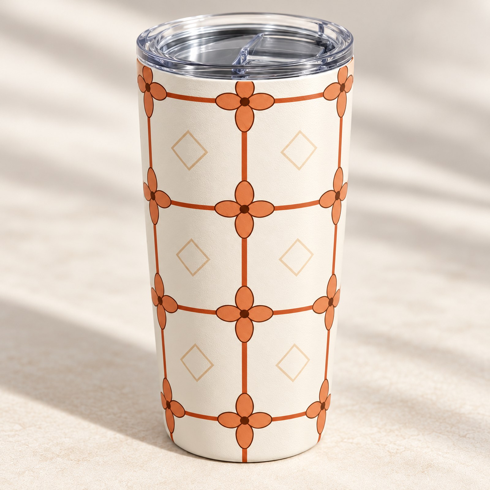 Terracotta Tile Insulated Tumbler, 20 oz – detail