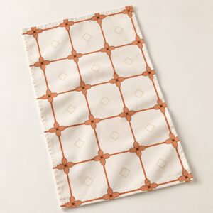 Terracotta Tile Kitchen Towel – Cotton Twill
