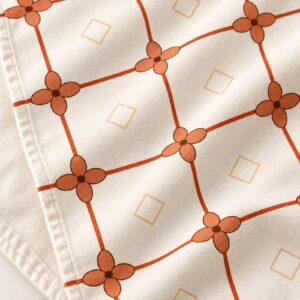 Terracotta Tile Kitchen Towel – detail